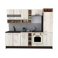 Bucatarie COSSY NEW 250 B2 Wenge / Decor K001